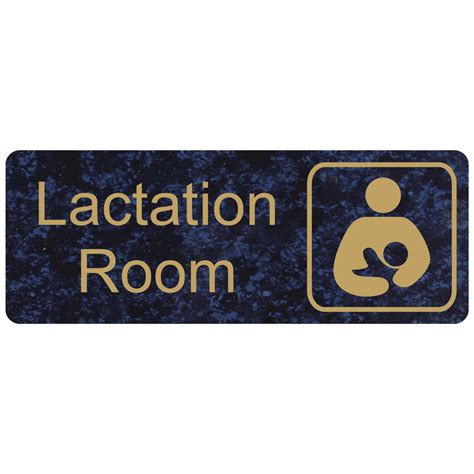 Lactation Room Sign - Engraved Plastic - Celestial Blue