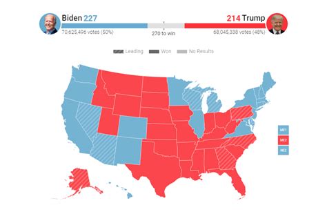 20+ Electoral Maps Visualizing 2020 U.S. Presidential Election Results ...