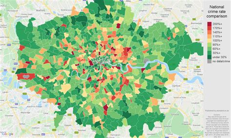 London public order crime statistics in maps and graphs. December 2024