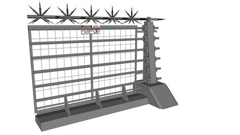 Jurassic Park - Spinosaurus Fence | 3D Warehouse