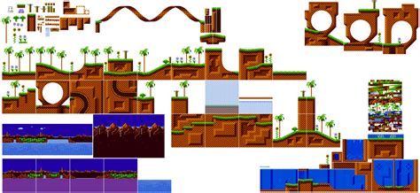 Green Hill Zone Sprites Mania by Alex13Art on DeviantArt