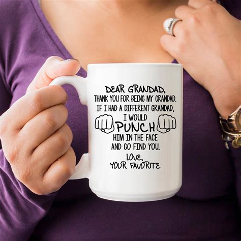 Funny Grandad Gifts For Grandad Mug Coffee Cup Grandad Gift | Etsy