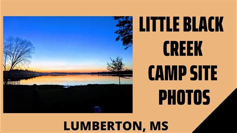 Little Black Creek Campground & Park Camp Site Photos - YouTube