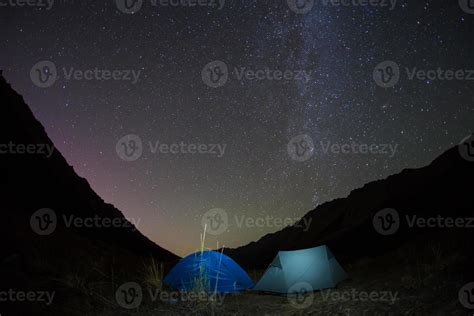 night camping under the stars Mountains 826850 Stock Photo at Vecteezy