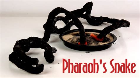 Amazing Black Pharaoh's Snake - 3 Pharaoh's Serpent Science Experiment - YouTube