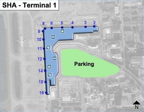 Shanghai Hongqiao Airport SHA Terminal 2 Map