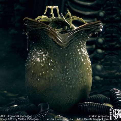 ALIEN egg and facehugger CGI by locusta on DeviantArt H. R. Giger ...