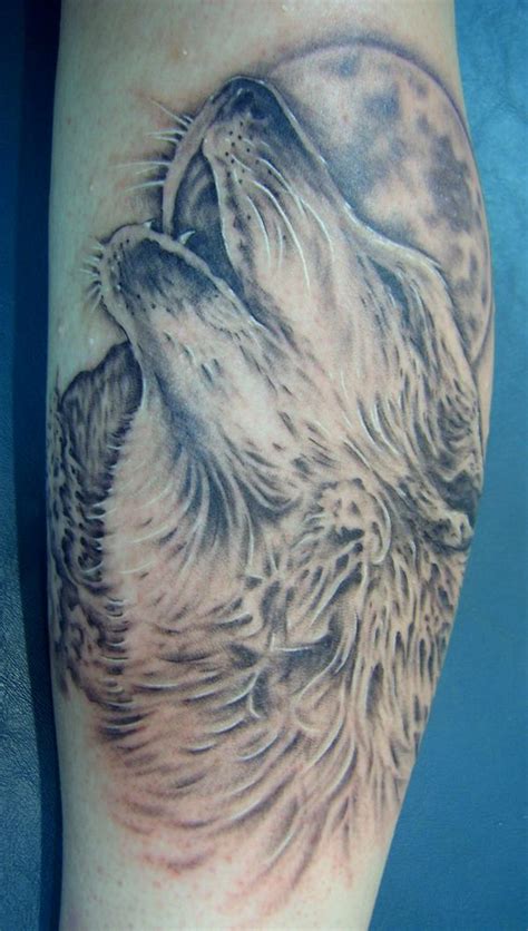 Wolf Moon Tattoo Sleeve - Flawssy