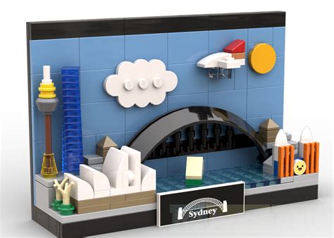 LEGO MOC Sydney Postcard by DaapMechEng | Rebrickable - Build with LEGO