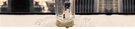 Juicy Juice - Homemade Snowman Snow Globe