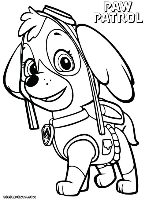 Paw Patrol Easter Coloring Pages at GetDrawings | Free download