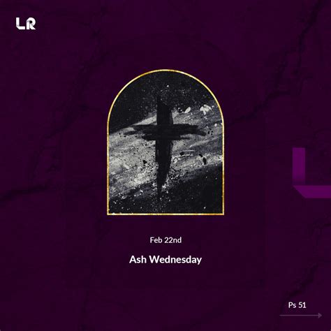 Ash Wednesday — Liturgy Resources