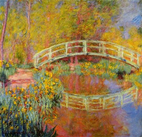 The Japanese Bridge (The Bridge in Monet's Garden), 1895 - 1896 ...