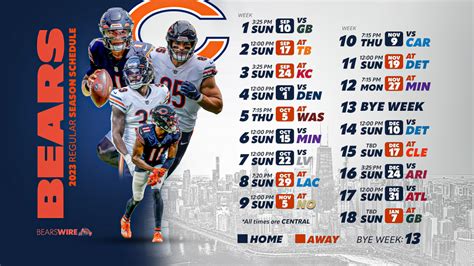 Chicago Bears 2024 Schedule Printable Release Date - Ashlan Benedikta