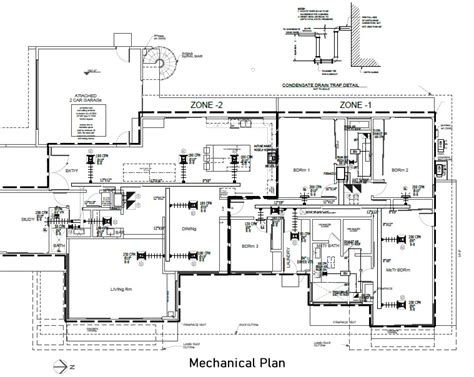 Mechanical Plan Drawing