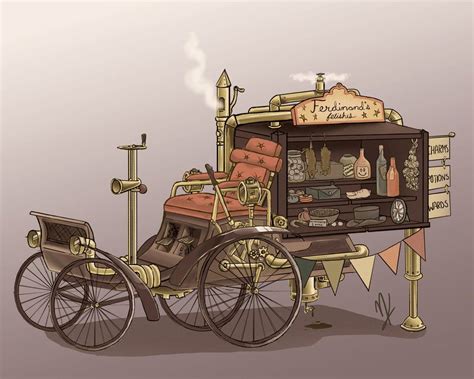 Steampunk Vehicle by astro-phase on deviantART | Steampunk vehicle ...