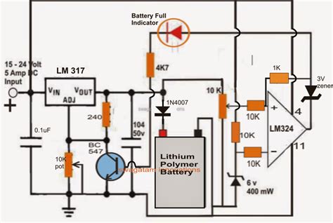 Li-ion Battery Circuit Diagram