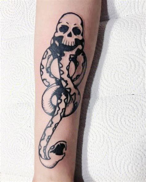 Draco Malfoy 🐍💚🍏 Print Tattoos, Paw Print Tattoo, Draco Malfoy, Skull ...