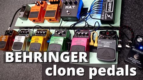 Let's Talk Behringer Clone Pedals! - YouTube