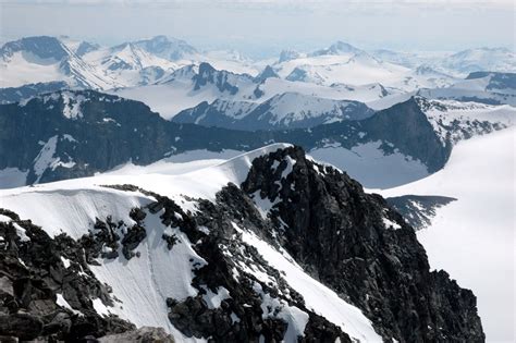 Jotunheimen, view from Galdhopiggen photo & image | landscape, mountains, glaciers images at ...