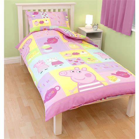 PEPPA PIG BEDDING SETS - SINGLE DOUBLE TODDLER DUVET COVERS / FITTED SHEETS KIDS | eBay