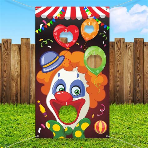 Bean Bag Carnival Toss Game Kids Clown Party Activities - Etsy ...