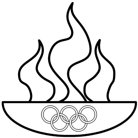Clip Art: Summer Olympics Event Icon: Table Tennis Color | Olympic flame, Summer olympics ...