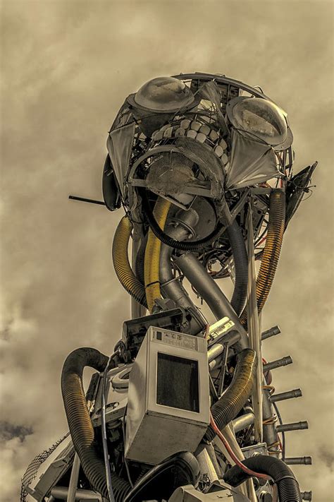 Junk Yard Robot Photograph by Martin Newman - Pixels