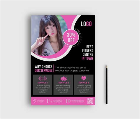 Flyer Template, Flyer Design, Canva Template, Multipurpose Business Flyer, Fully Editable ...