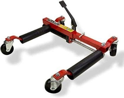 Voltz 9" Hydraulic Wheel Dolly 1500 lbs Car Skates Vehicle Positioning Hydraulic Tire Jack Truck ...