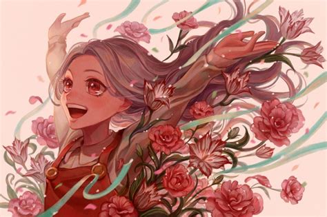 Eri Smiles, an art print by Munette - INPRNT