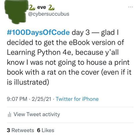 100 Days of Coding. In February of 2021, I embarked on a… | by eve | Oct, 2021 | Medium