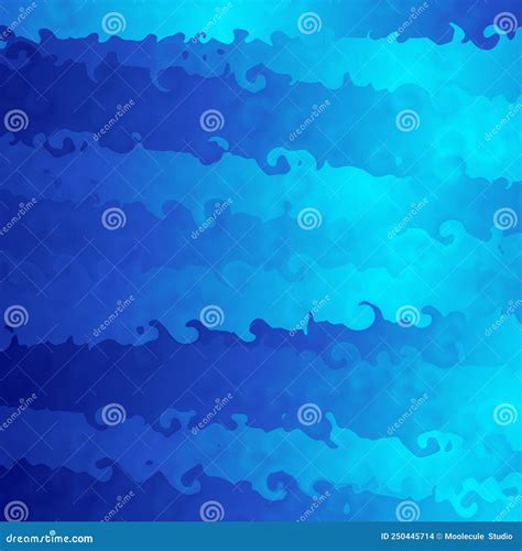 Modern Abstract Liquid Blue Cyan Gradient Background. Stock ...