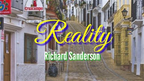 Reality (Lyrics)by Richard Sanderson - YouTube