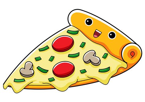 Top 111+ Cartoon pizza cute - Tariquerahman.net