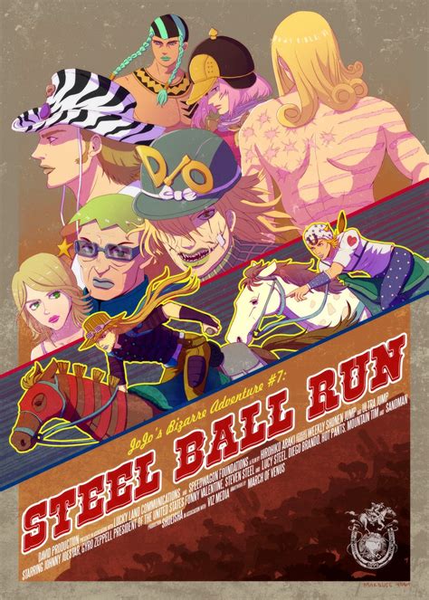 Jojo Steel Ball Run Poster