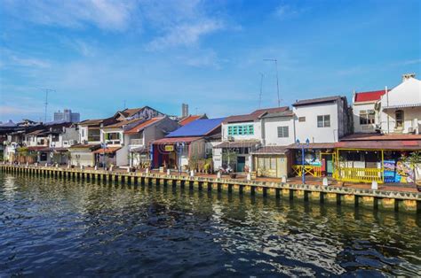 MALACCA, MALAYSIA - NOV 7, 2015 Cruise Tour Boat Sails on the Malacca ...