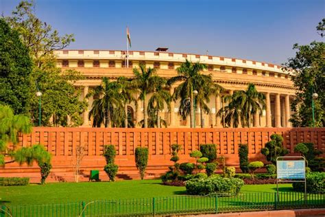 Sansad Bhavan O Parlamento De La India Imagen de archivo - Imagen de historia, casa: 191990969