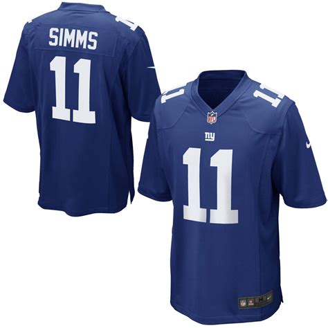 New York Giants Nike Phil Simms Retired Player Game Jersey - Royal