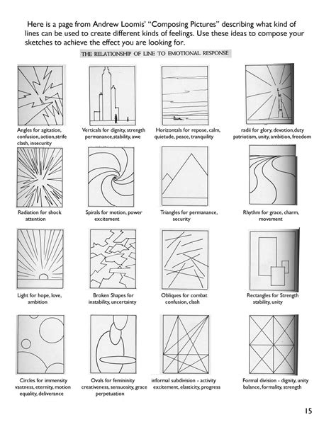 Composition art, Art basics, Art worksheets