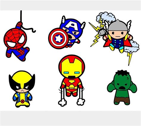 Kawaii Cute Avengers Cartoon, marvel kawaii cartoon HD wallpaper | Pxfuel