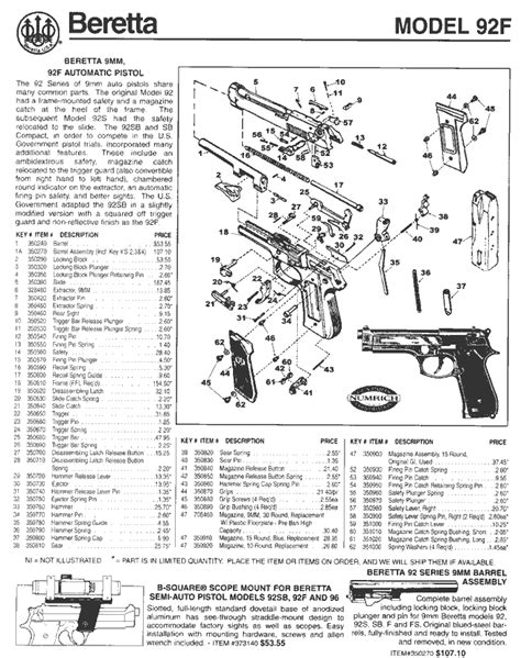 Exploded Diagram Of Beretta 21a