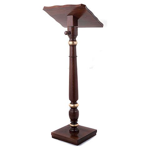 Golden decorated wood lectern | online sales on HOLYART.co.uk