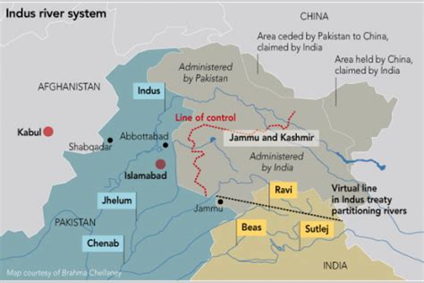 Map Indus River System - Share Map