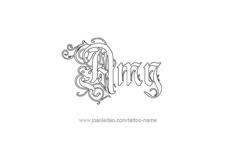 Amy Name Tattoo Designs | Name tattoo designs, Tattoo designs, Tattoos with kids names