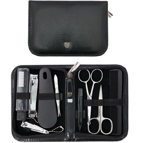 Kellerman & Co - 10 Piece Manicure Set in Black Case)