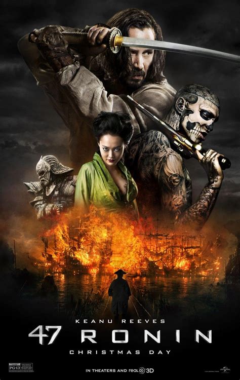 47 RONIN (2013) Movie Poster: Keanu Reeves Poses with Foes & Villains ...