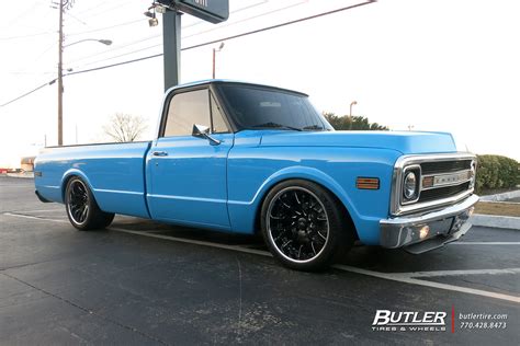 Chevy C10 with 20in Savini SV42 Wheels and Michelin Pilot Sport 4S ...