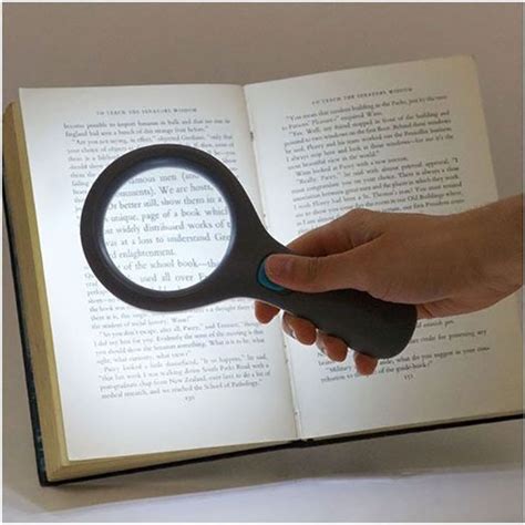 Magnifier with LED Light