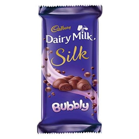 Cadbury Dairy Milk Silk Bubbly Chocolate bar - Harish Food Zone